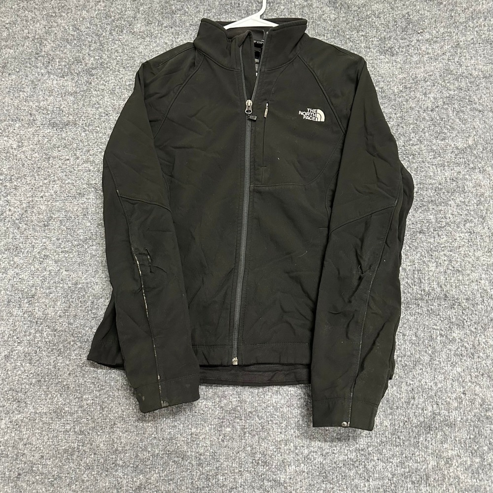 The North Face Jacket Womens Size M Black Apex Softshell Full Zip Athletic Fair